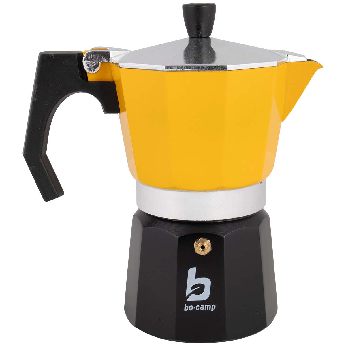2200522 Een hippe aluminium koffiezetter met een stoere look. Deze espresso maker is goed voor 6 kopjes koffie. Met deze percolator kan er binnen enkele minuten een kop koffie worden gezet. Vul het onderstel met water en daarboven in het houdertje komt het koffiepoeder. Wanneer het water aan de kook raakt, ontstaat er een heerlijke kop koffie. Bovendien voorzien van een handige schenktuit.