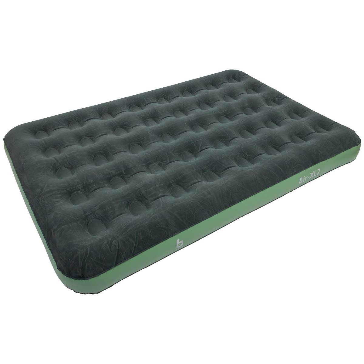 3107001 A comfortable, durable and extra long air mattress. Has a large filling opening with double valve. This allows the air mattress to rapidly inflate and deflate. Equipped with an extra soft suede top layer for extra comfort.