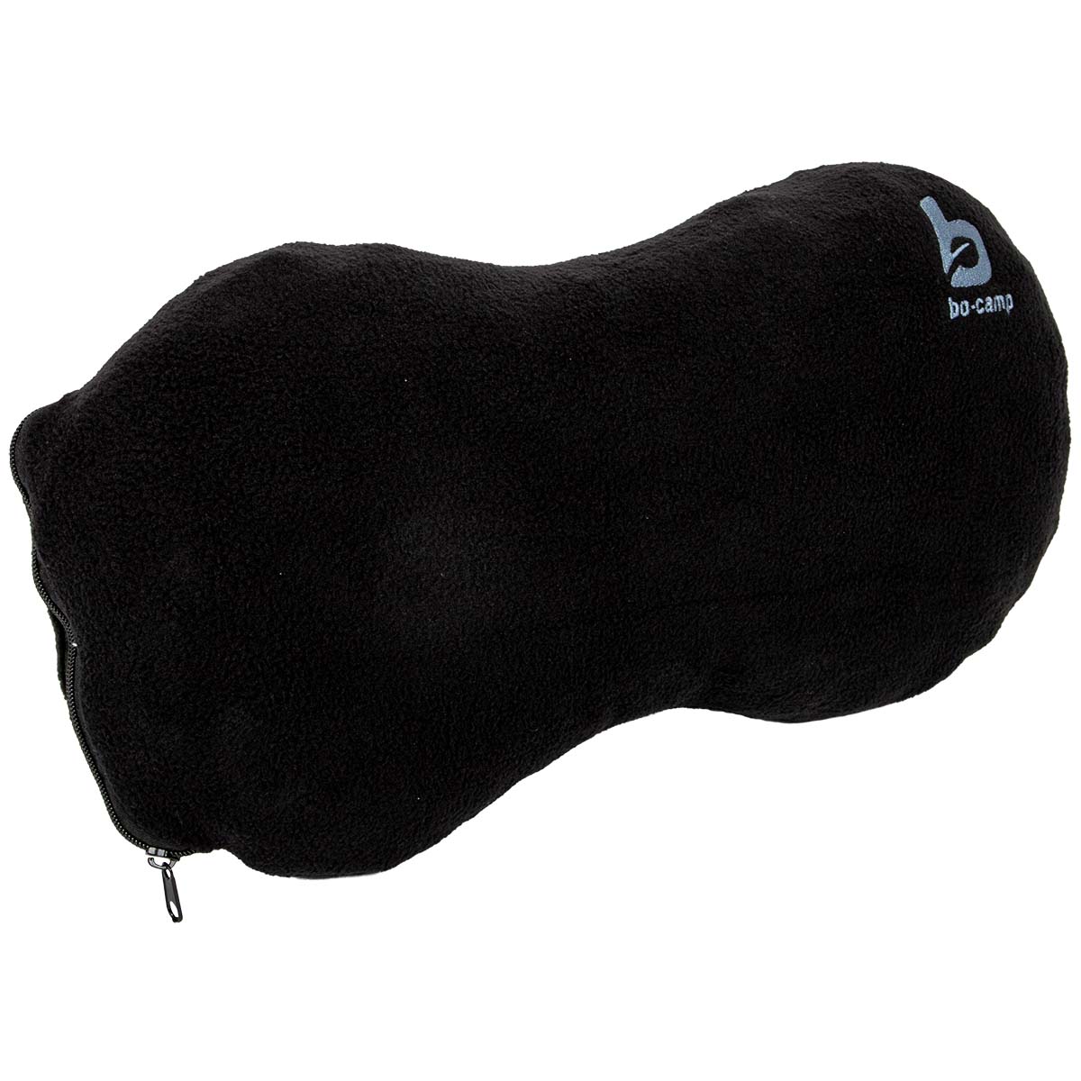 3506631 An inflatable pillow with loose cover. The fleece cover of this pillow provides optimal comfort and durable use. By deflating the pillow after use it is compact to carry.