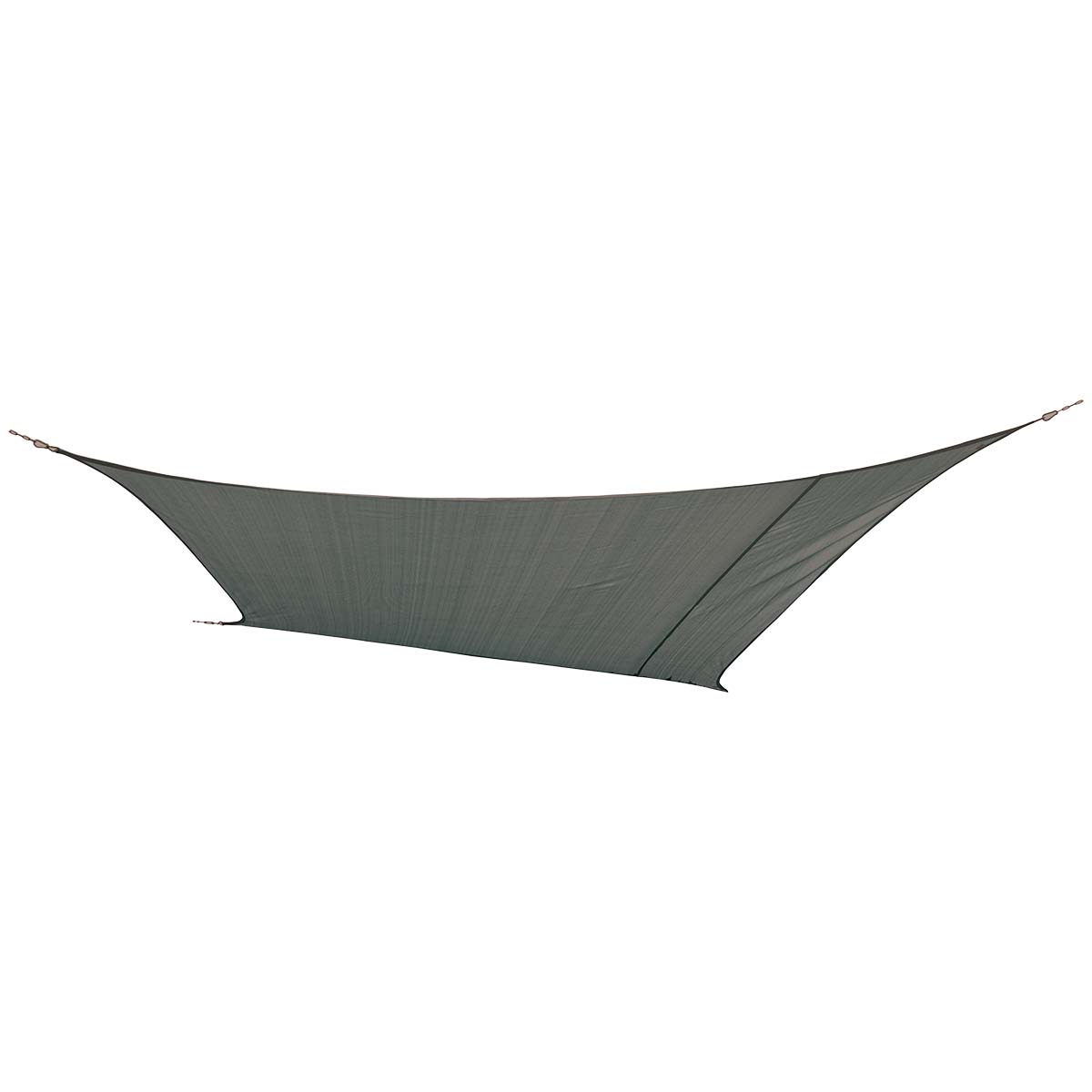4471442 "A light-transmitting diamond shaped shade cloth. This UV resistant fabric protects against the heat of the sun and reduces the risk of burning. Through the sturdy tensioning eyes this shade cloth is easy to attach as desired. A high-quality shade cloth made from 180 gr/m² 'high density polyethylene' (HDPE). Including handy carry bag (excluding tarpaulin poles)."