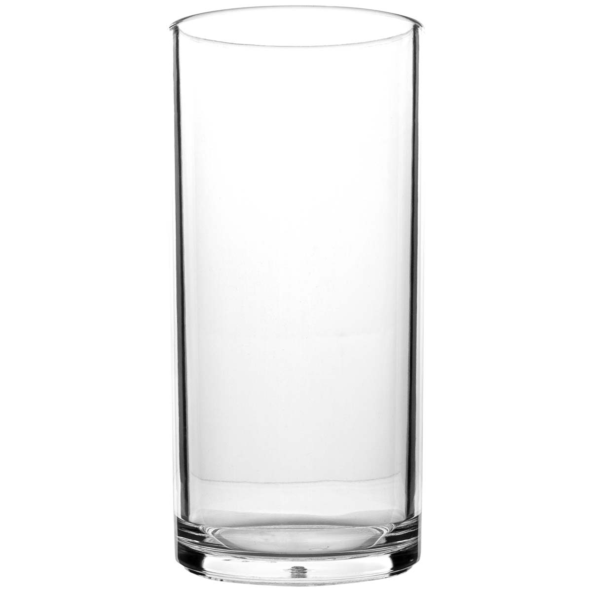 6101451 Een extra stevige en luxe set longdrink glazen. Gemaakt van 100% polycarbonaat. Hierdoor zijn deze glazen vrijwel onbreekbaar, lichtgewicht en kraswerend. Ook zijn deze glazen vaatwasmachinebestendig. Per 2 stuks verpakt.