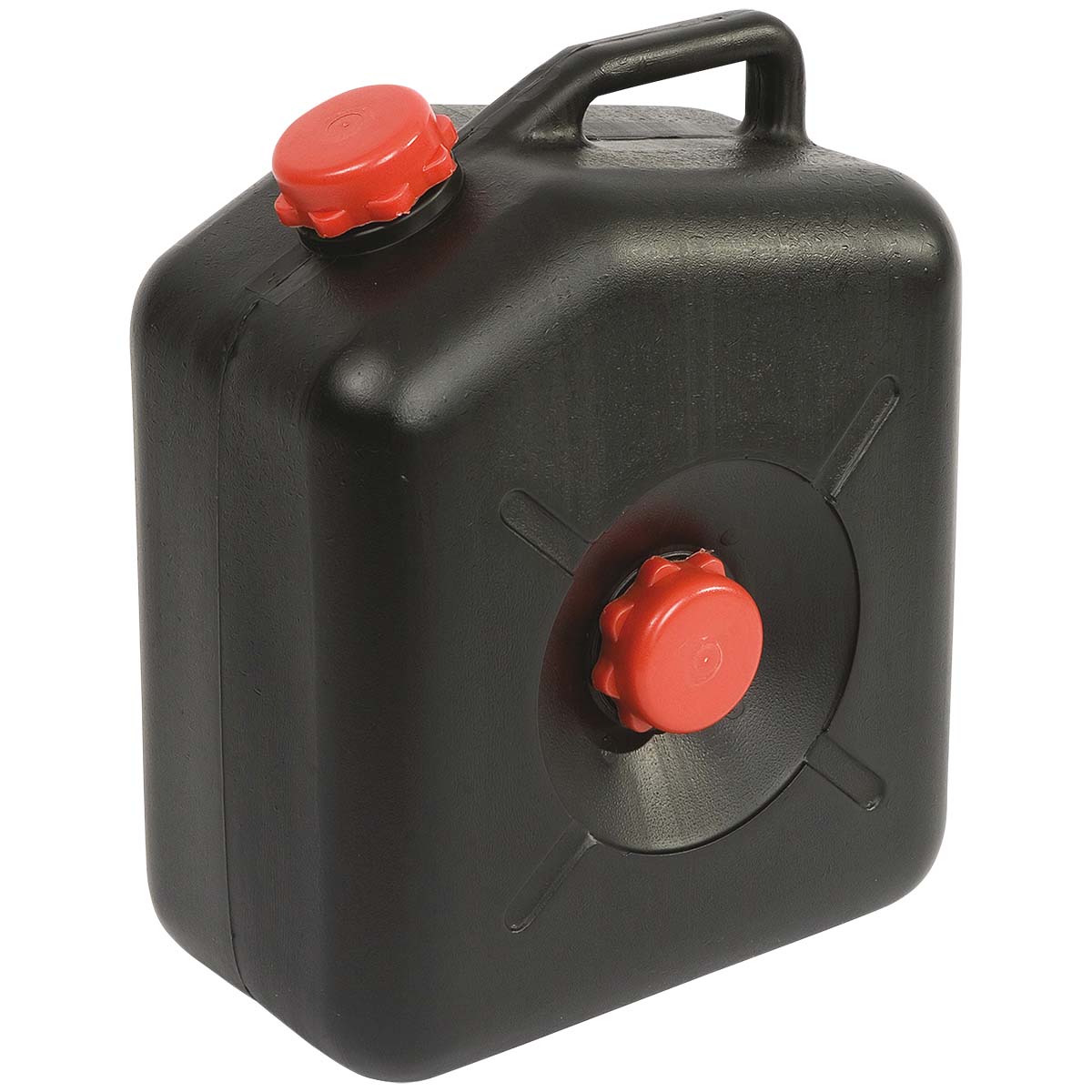 6603221 A practical and handy waste water tank. To collect the dirty water in. The separate inlets and outlets on both sides make it easy to empty. Both openings are closed with a sturdy screw cap.