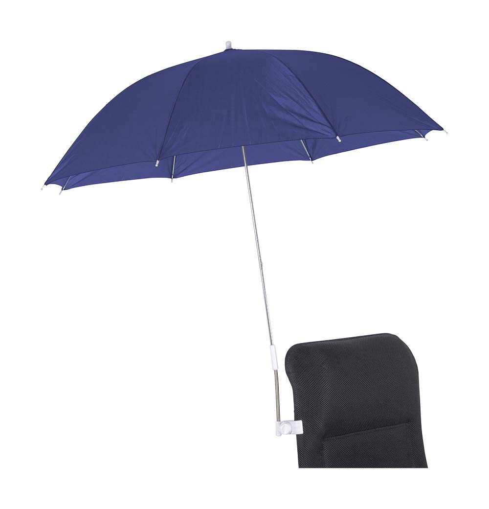 7267282 Bo-Camp - Parasol for chair - Universal - Polyester - Ø 106 cm - Blue