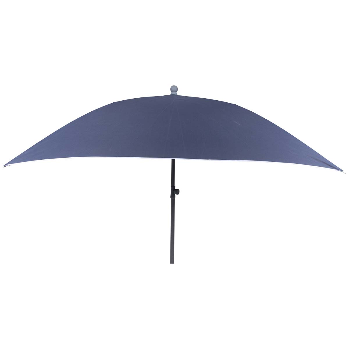 7267292 Een stevige vierkante parasol. Inclusief in hoogte verstelbare stalen steel voor in het zand, in een parasolvoet of in een tafelopening. Ideaal voor op het strand, op de camping of in de tuin. Voorzien van een stevig 160 gr/m² polyester doek. Bovendien zeer gemakkelijk mee te nemen (Ø 17x100 cm). De steel van de parasol heeft een diameter van 30 millimeter.