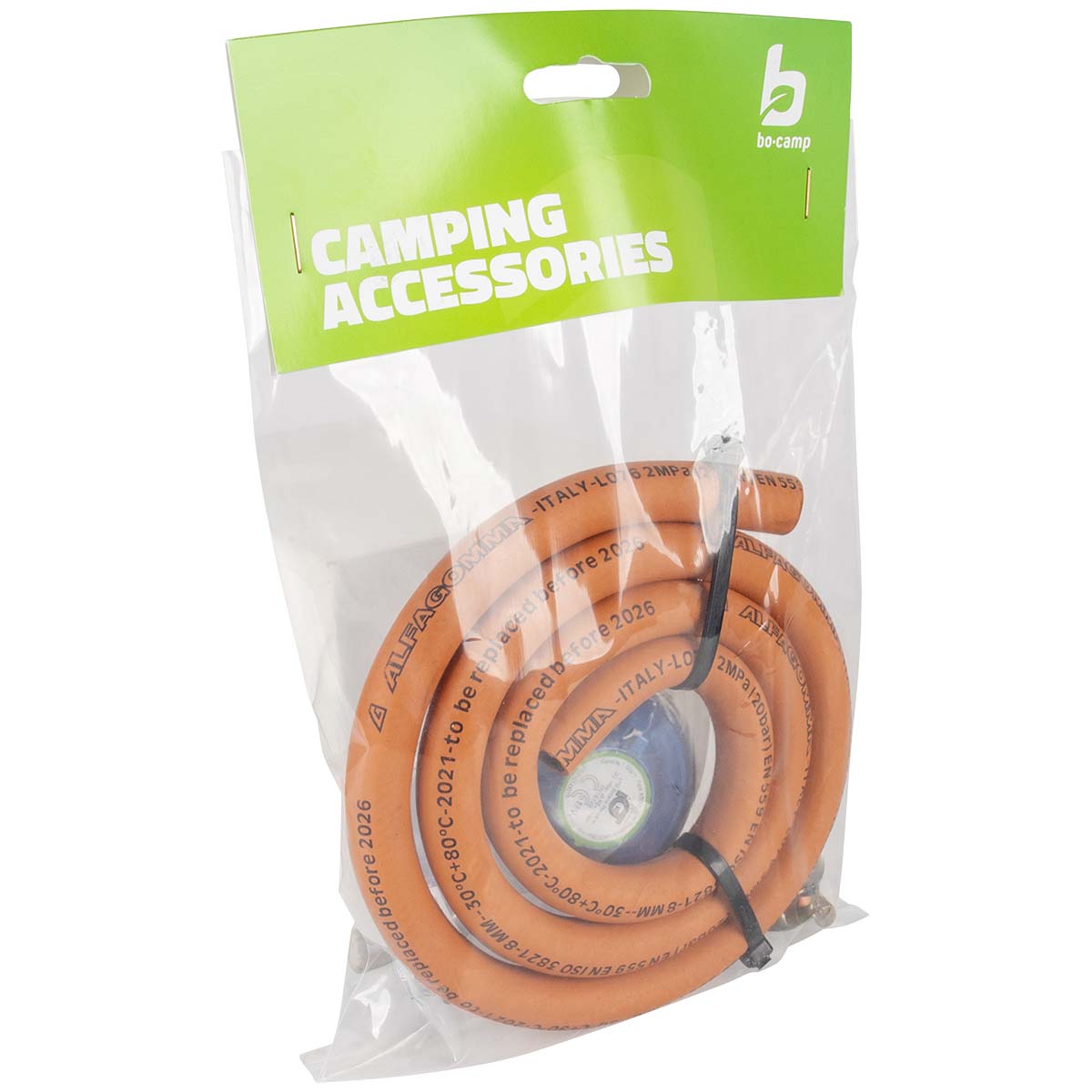 8420752 Bo-Camp - Gas connection kit - Pressure regulator - Campingaz - Hose + clamp